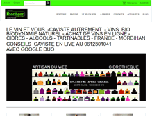 Tablet Screenshot of levinetvous.fr